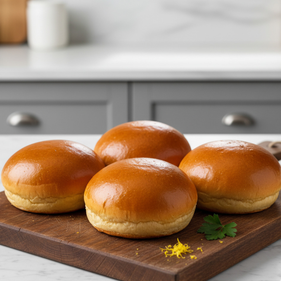 Ponçik Sandviç Ekmeği (Hamburgerlik 4'lü)
