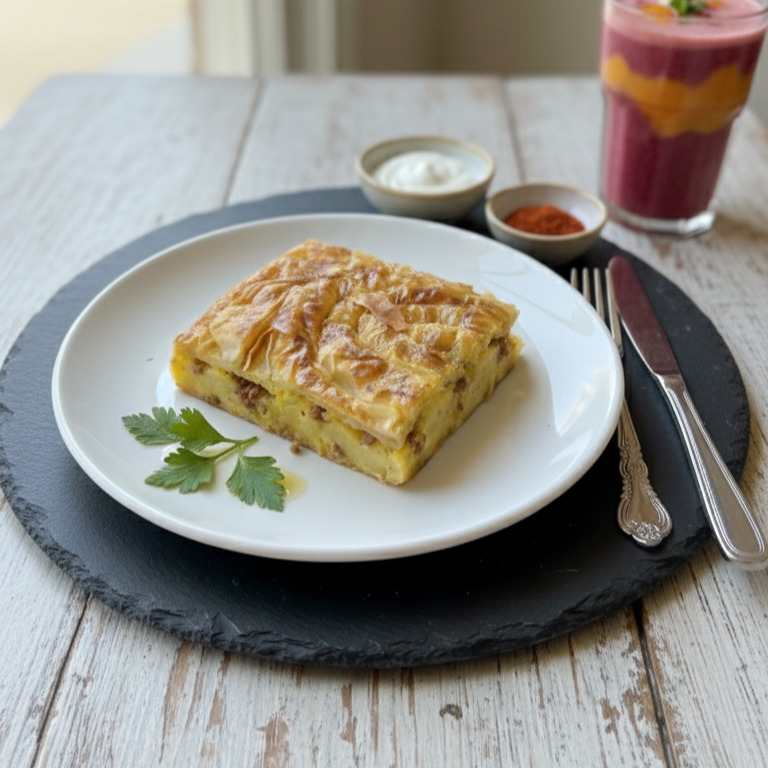 Patatesli Kıymalı Börek (Porsiyon)