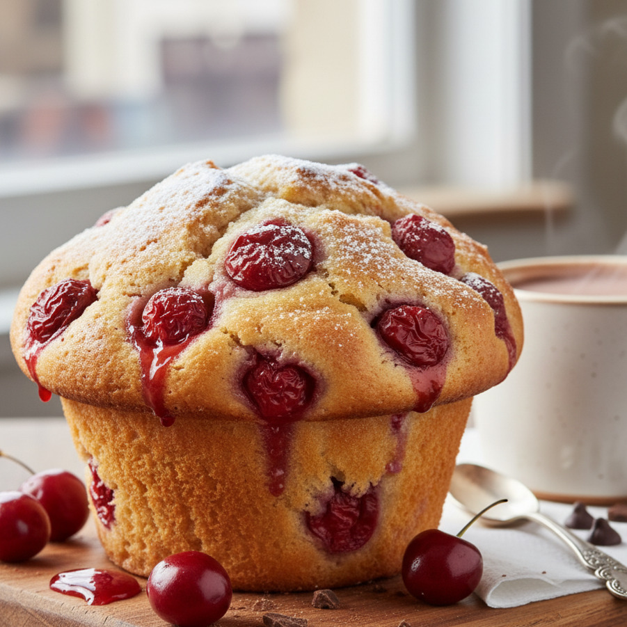 Vişneli Muffin Kek
