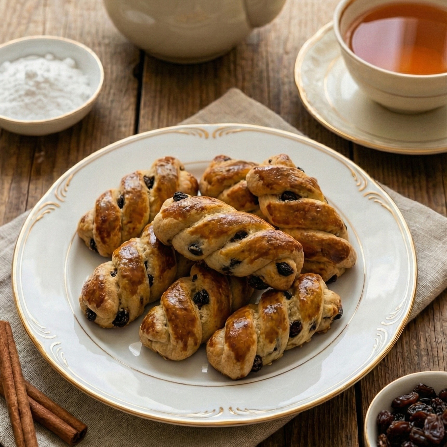 Çay Kurabiyesi (Üzümlü 200 Gram)