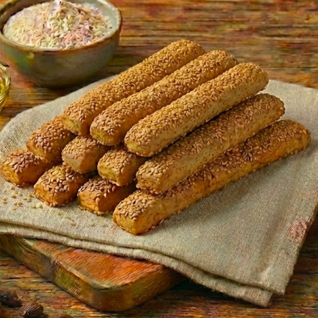 Susamlı Çavdarlı Parmak Galeta (200g)